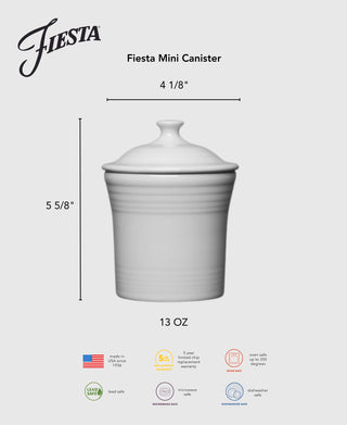 Fiesta 13 OZ Mini Canister 5 5/8 Inch