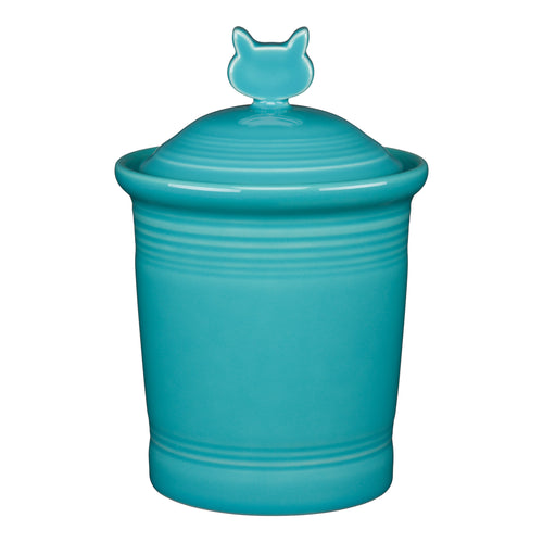 turquoise petware canister