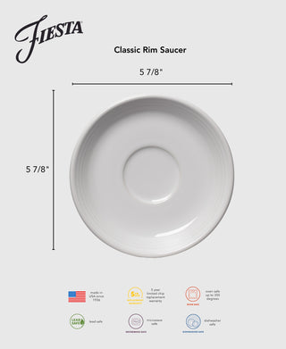 Classic Rim 5 7/8 Inch Saucer