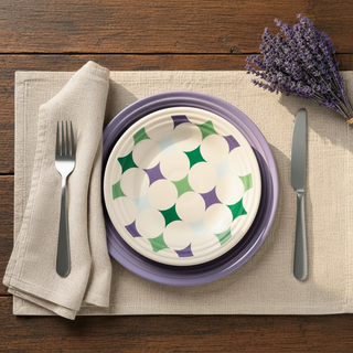 Sunlit Kaleido Circles Place Setting