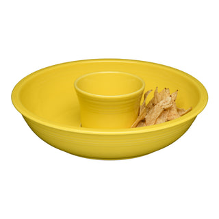 2pc Chip-N-Dip Set, serveware - Fiesta Factory Direct by Homer Laughlin China.  Dinnerware proudly made in the USA.  