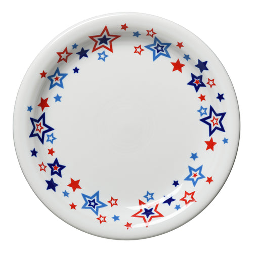 Americana Stars Appetizer Plate, fiestaÂ® Americana Stars - Fiesta Factory Direct by Homer Laughlin China.  Dinnerware proudly made in the USA.  