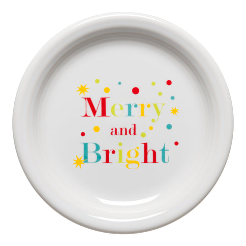 Merry and Bright Appetizer Plate, fiestaÂ® Merry and Bright - Fiesta Factory Direct by Homer Laughlin China.  Dinnerware proudly made in the USA.  