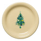 Blue Christmas Tree Appetizer Plate, fiestaÂ® Blue Christmas tree - Fiesta Factory Direct by Homer Laughlin China.  Dinnerware proudly made in the USA.  