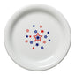 Americana Stars w/ Center Decal Appetizer Plate, fiestaÂ® Americana Stars - Fiesta Factory Direct by Homer Laughlin China.  Dinnerware proudly made in the USA.  