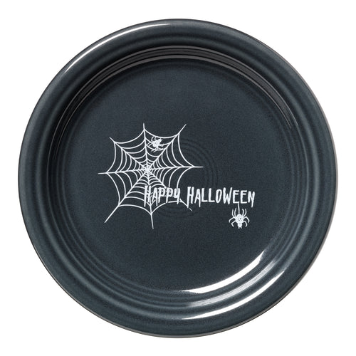 Happy Halloween Spider Web Appetizer Plate