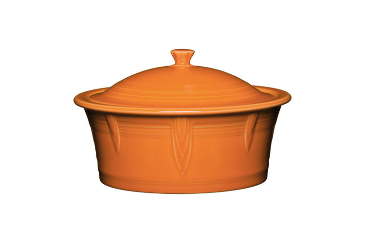 Large Covered Casserole - discontinued Made in America by The Fiesta Tableware Company