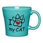I Love My Cat Tapered Mug, fiestaÂ® Pet Ware - Fiesta Factory Direct by Homer Laughlin China.  Dinnerware proudly made in the USA.  