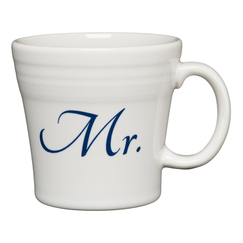 Tapered Mug Mr, fiestaÂ® Bridal - Fiesta Factory Direct by Homer Laughlin China.  Dinnerware proudly made in the USA.  