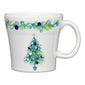 Blue Christmas Tree on White Tapered Mug, fiestaÂ® Blue Christmas tree - Fiesta Factory Direct by Homer Laughlin China.  Dinnerware proudly made in the USA.  