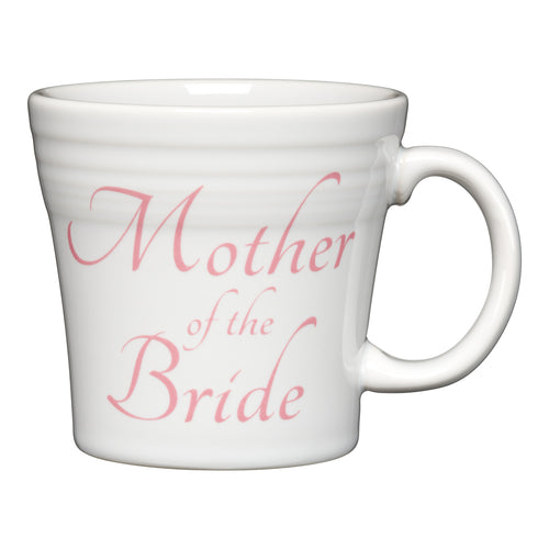 Tapered Mug Mother of the Bride, fiestaÂ® Bridal - Fiesta Factory Direct by Homer Laughlin China.  Dinnerware proudly made in the USA.  