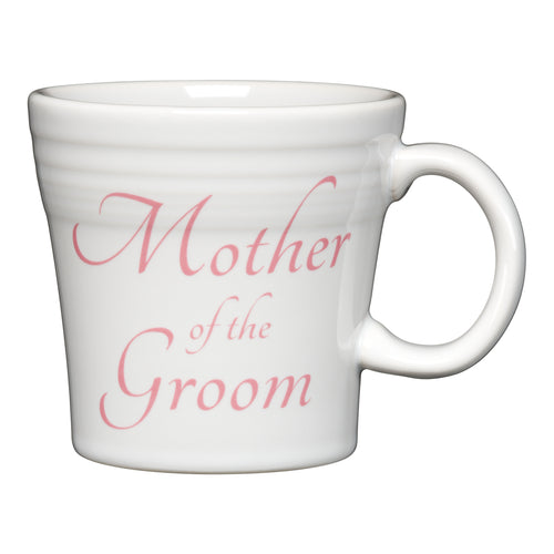 Tapered Mug Mother of the Groom, fiestaÂ® Bridal - Fiesta Factory Direct by Homer Laughlin China.  Dinnerware proudly made in the USA.  