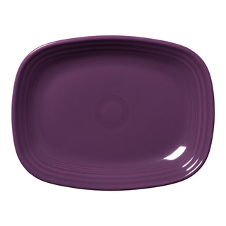 mulberry purple  rectangular platter made in the USA