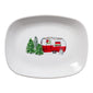 Holiday Trailer with Tree Rectangular Platter