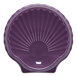 mulberry purple fiesta shell plate made in the USA