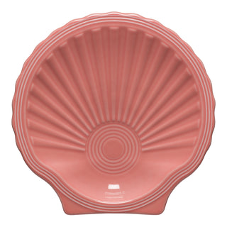 peony pink fiesta shell plate made in the USA