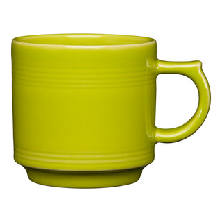 lemongrass green fiesta stacking mug made in the USA