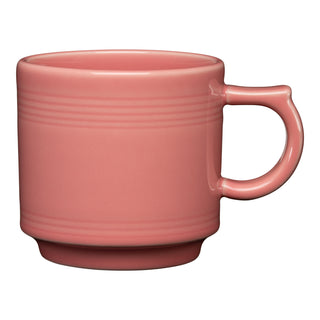 peony pink fiesta stacking mug made in the USA