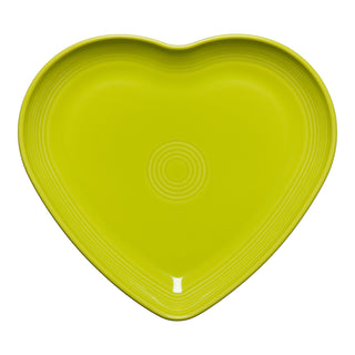 Lemongrass green Fiesta Heart shaped Plate Made in the USA