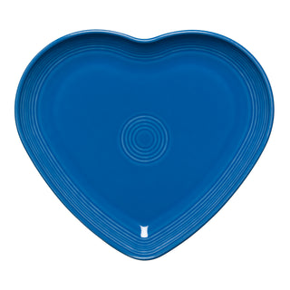 Lapis blue  Fiesta Heart shaped Plate Made in the USA