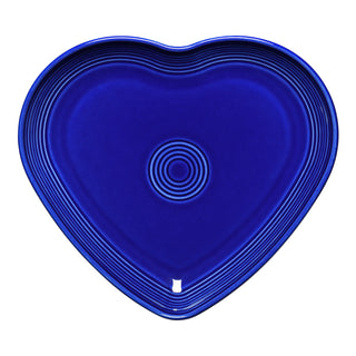 Twilight blue  Fiesta Heart shaped Plate Made in the USA