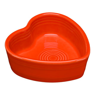 Fiesta Poppy Orange Heart Ramekin - Made in the America by The Fiesta Tableware Company