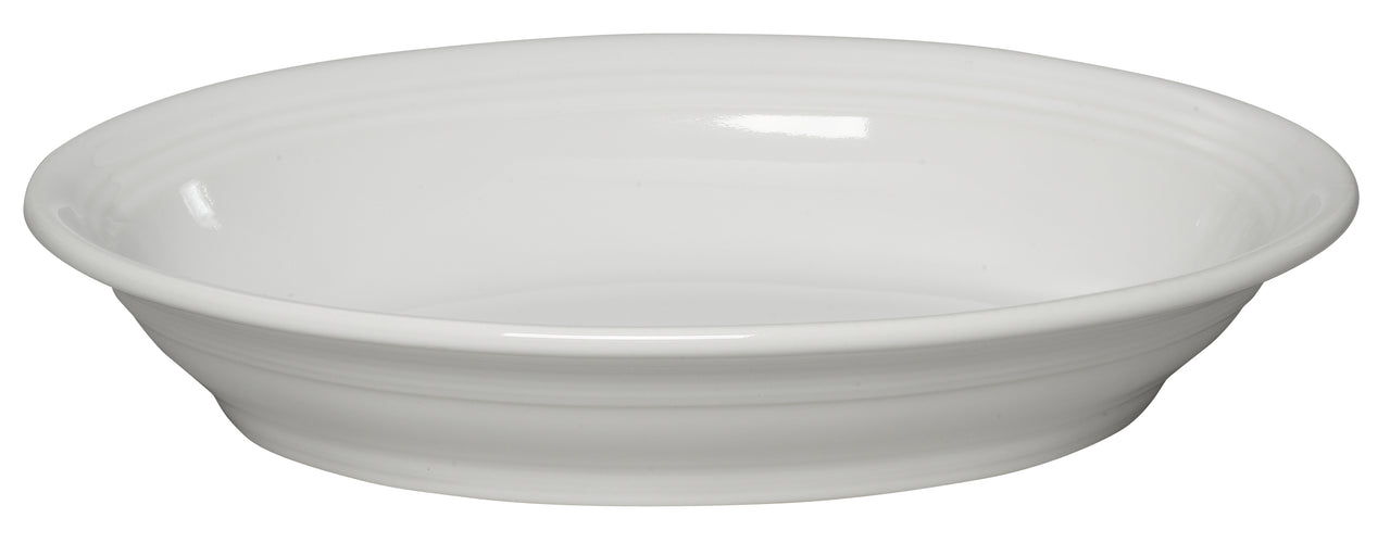 white fiesta oval serving bowl made in the usa