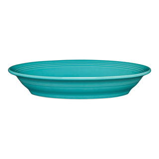 turquoise blue fiesta oval serving bowl made in the usa