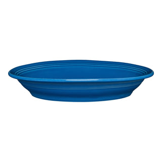 lapis blue fiesta oval serving bowl made in the usa