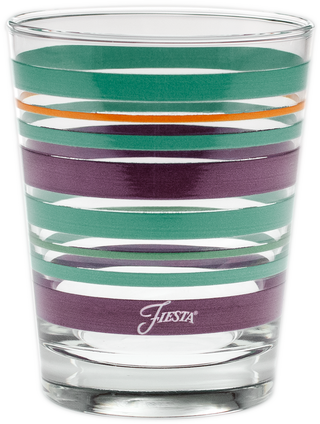 15 oz. Fiesta® Desert Sunset Stripes Tapered Double Old Fashion – Set of 4