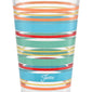16 oz. Fiesta® Rainbow Radiance Stripes Cooler – Set of 4, Glassware - Fiesta Factory Direct by Homer Laughlin China.  Dinnerware proudly made in the USA.  