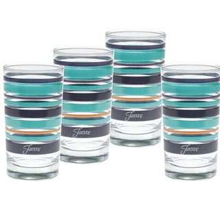 7 oz. Fiesta® Stormy Sunset Stripes Juice Glass – Set of 4