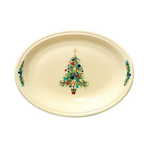 Fiesta Christmas Tree Medium Oval Platter