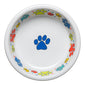 Scatter Print Dog Paws Bowl Medium, fiestaÂ® Pet Ware - Fiesta Factory Direct by Homer Laughlin China.  Dinnerware proudly made in the USA.  