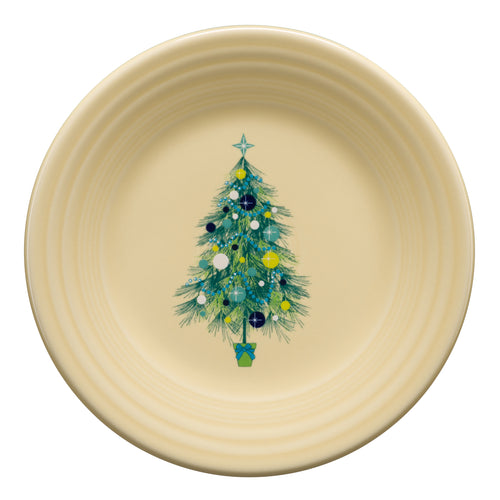 Blue Christmas Tree Luncheon Plate, fiestaÂ® Blue Christmas tree - Fiesta Factory Direct by Homer Laughlin China.  Dinnerware proudly made in the USA.  