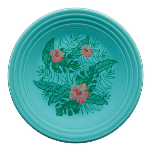 Aloha Turquoise Luncheon Plate