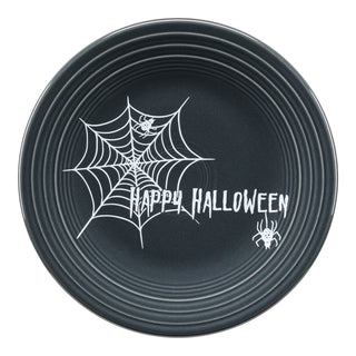 Happy Halloween Spider Web Classic Rim 9 Inch Luncheon Plate