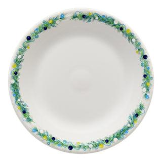 Blue Christmas Tree on White Dinner Plate, fiestaÂ® Blue Christmas tree - Fiesta Factory Direct by Homer Laughlin China.  Dinnerware proudly made in the USA.  