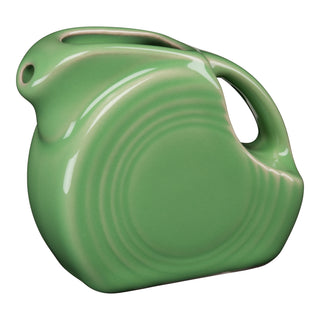 meadow green fiesta small disk pitcher made in the usa