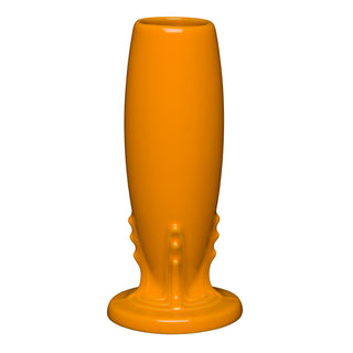 butterscotch orange fiesta flower bud vase made in the USA