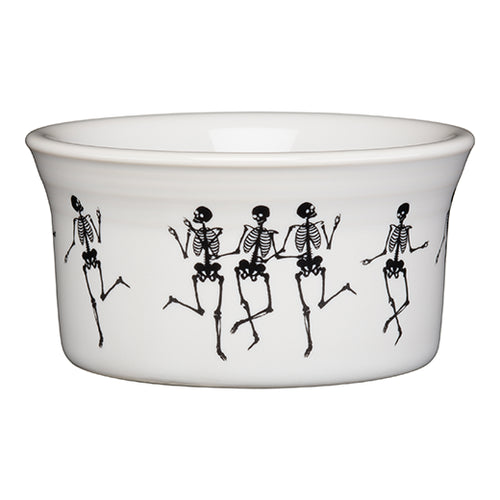 Trio of Skeletons Ramekin, fiestaÂ® halloween - Fiesta Factory Direct by Homer Laughlin China.  Dinnerware proudly made in the USA.  