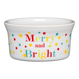 Merry and Bright Ramekin, fiestaÂ® Merry and Bright - Fiesta Factory Direct by Homer Laughlin China.  Dinnerware proudly made in the USA.  