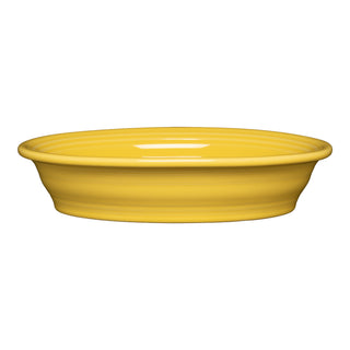 sunflower yellow Fiesta oval vegetable bowl made in the usa