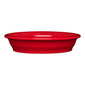 scarlet red Fiesta oval vegetable bowl made in the usa