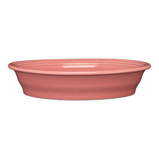 peony pink Fiesta oval vegetable bowl made in the usa