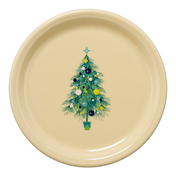Blue Christmas Tree Bistro Buffet Plate Fiesta Factory Direct
