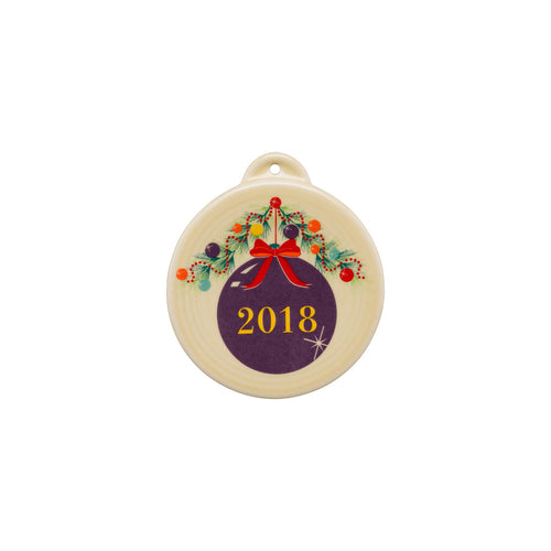 2018 Christmas Tree Ornament - USA Dinnerware Direct, Holiday proudly made in the USA by the Fiesta Tableware Company