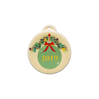 2019 Christmas Ornament - USA Dinnerware Direct, Holiday proudly made in the USA by the Fiesta Tableware Company