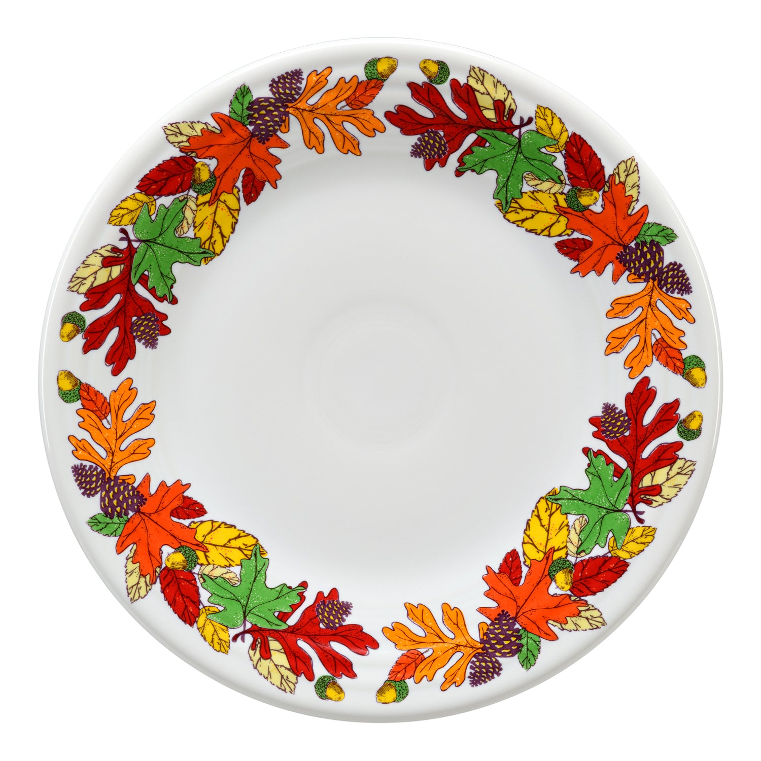 Fall Fantasy Brights Luncheon Plate