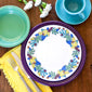 Blue Fall Fantasy Luncheon Plate, fiestaÂ® Blue Fall Fantasy - Fiesta Factory Direct by Homer Laughlin China.  Dinnerware proudly made in the USA.  